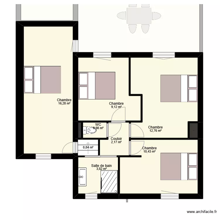 BRESCIANI. Plan de 19  et 148 m²