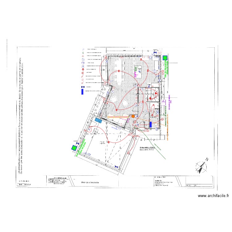 Plan électrique JÖST - RDC  25/08/2025. Plan de 0 pièce et 0 m2