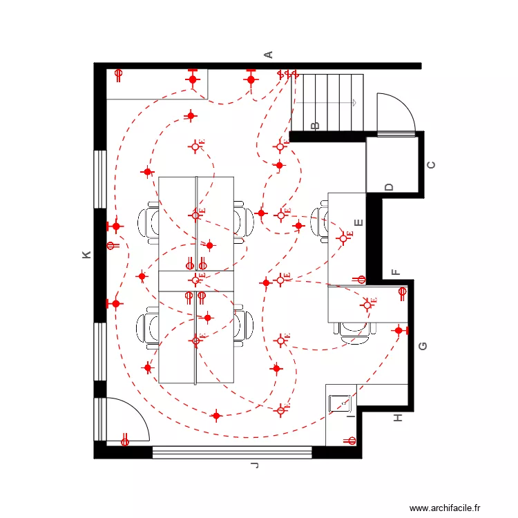 Grondin électrique tous. Plan de Grondin électrique tous. Plan de