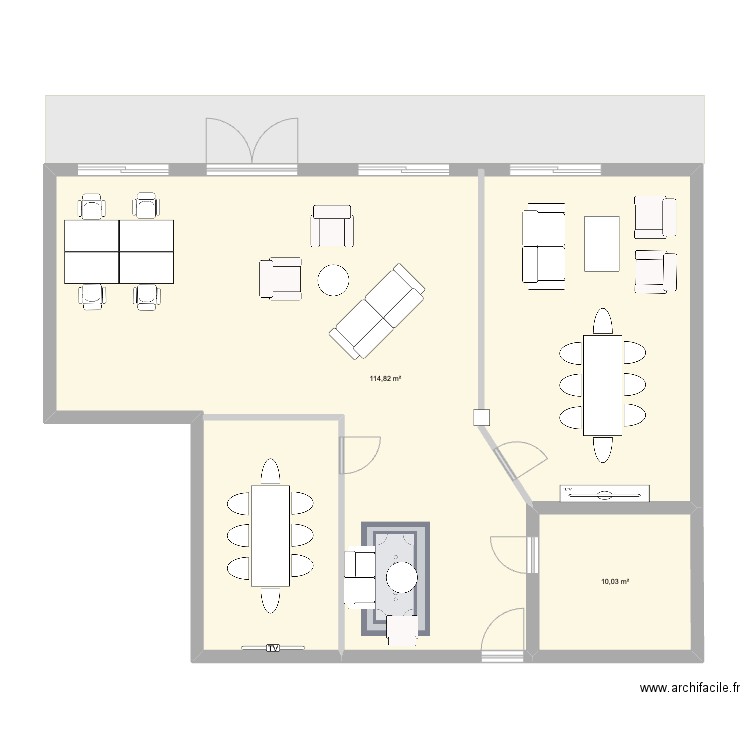 Bureau eguilles. Plan de 0 pièce et 0 m2