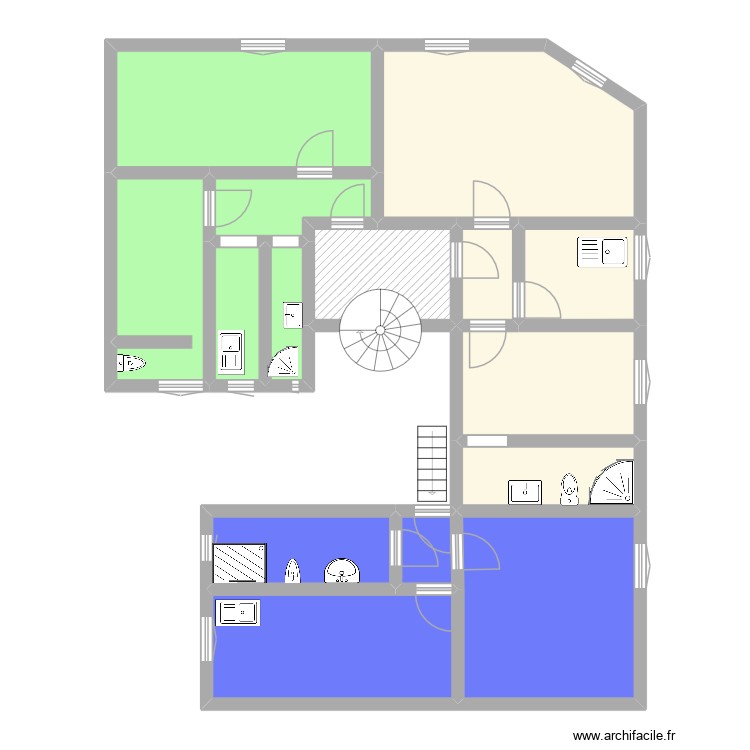 Alfortville 1er etage. Plan de 0 pièce et 0 m2