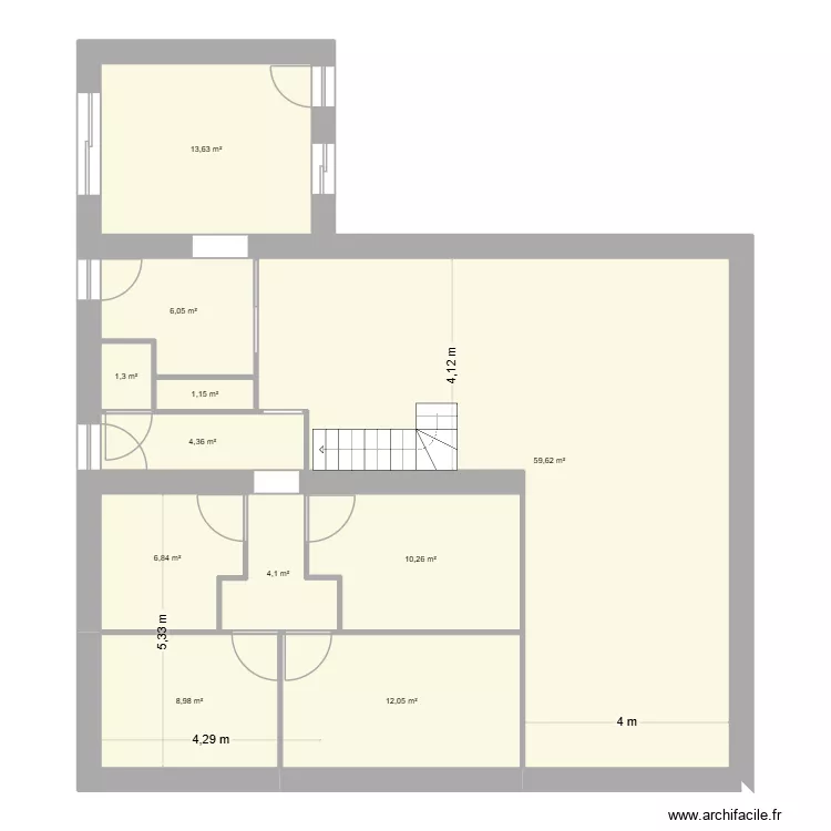Maransin 3. Plan de 11 Pièces et 128 m² Maransin 3. Plan de 11 Pièces et 128 m²