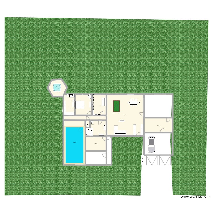 maison. Plan de 0 pièce et 0 m2