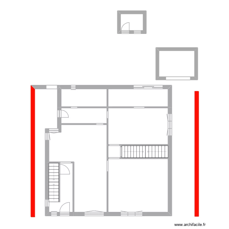 Moussaka. Plan de 4  et 104 m²