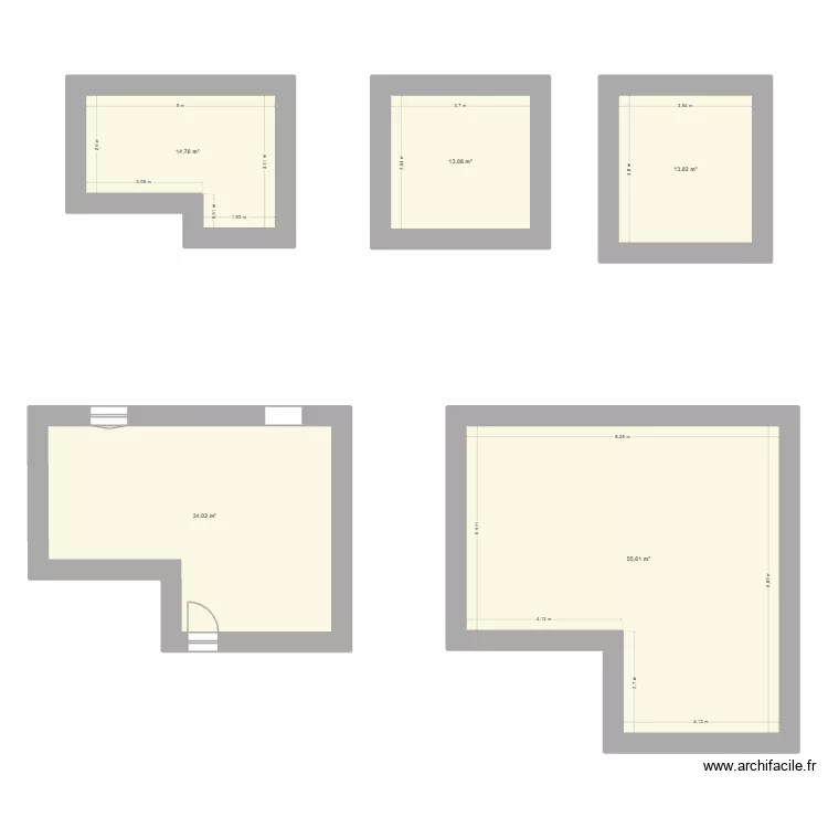 rvth. Plan de 5 Pièces et 131 m²