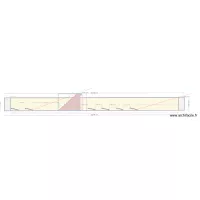 Coupe Fort Saint-Marine PV 15&deg; HT=0.10 m