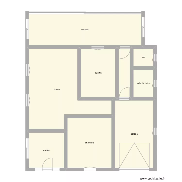 DECKER RDC état initial. Plan de 9 et 109 m² DECKER RDC état initial. Plan de 9 et 109 m²