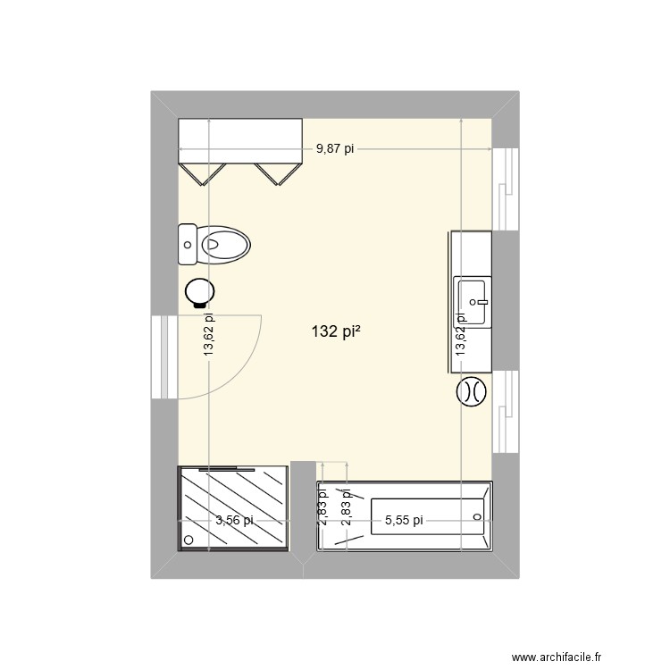 11111. Plan de 0 pièce et 0 m2