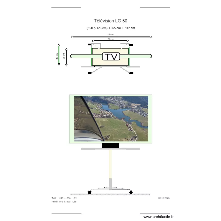 I- 01 T&eacute;l&eacute;vision 05. Plan de 