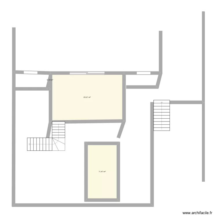 maisonenrique. Plan de 3  et 35 m²