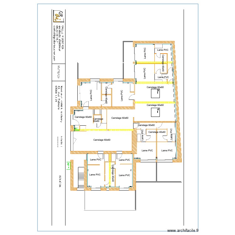 SOL RDC. Plan de 0 pièce et 0 m2