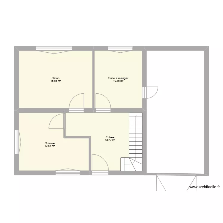 Existant RDC Ampere. Plan de Existant RDC Ampere. Plan de