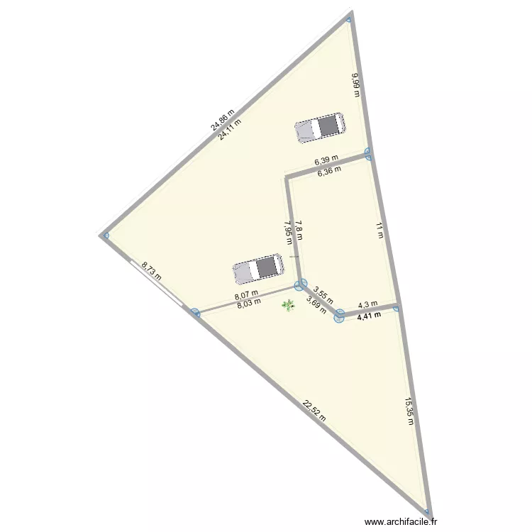 Maison ARSAC. Plan de 