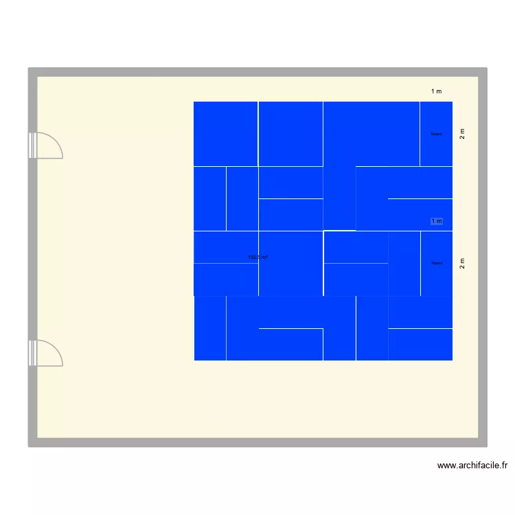 Tatami Judo Udem. Plan de 1 et 153 m² Tatami Judo Udem. Plan de 1 et 153 m²