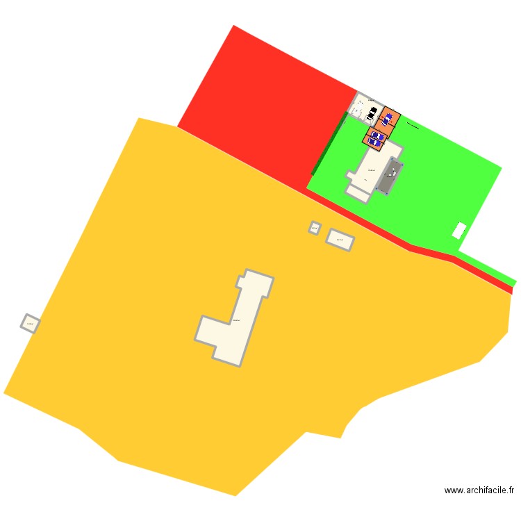 garage ropques 2.0. Plan de 7 pièces et 485 m2