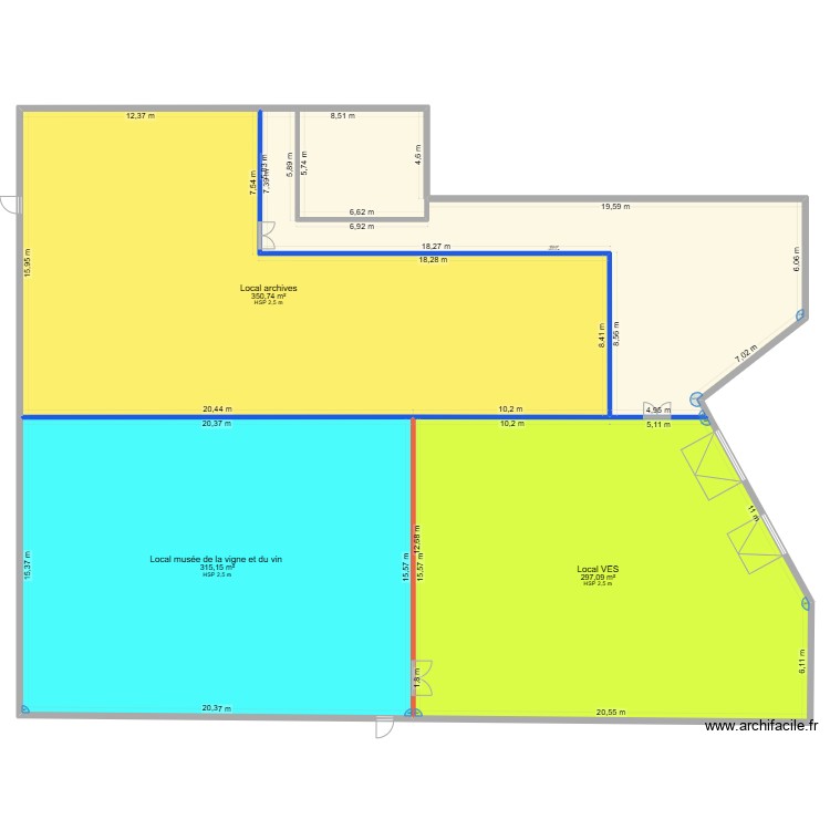 projet leard. Plan de 0 pièce et 0 m2