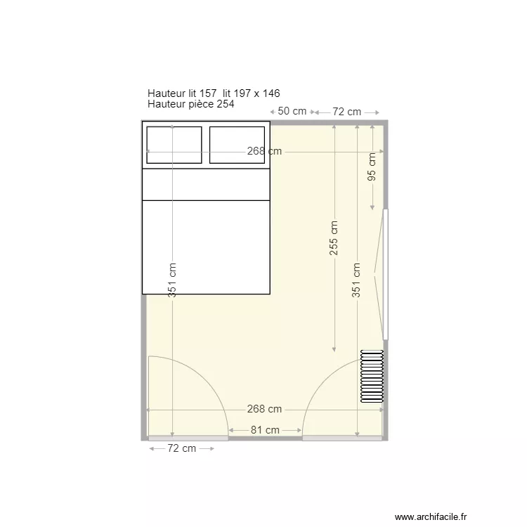 Chambre Shakira. Plan de Chambre Shakira. Plan de