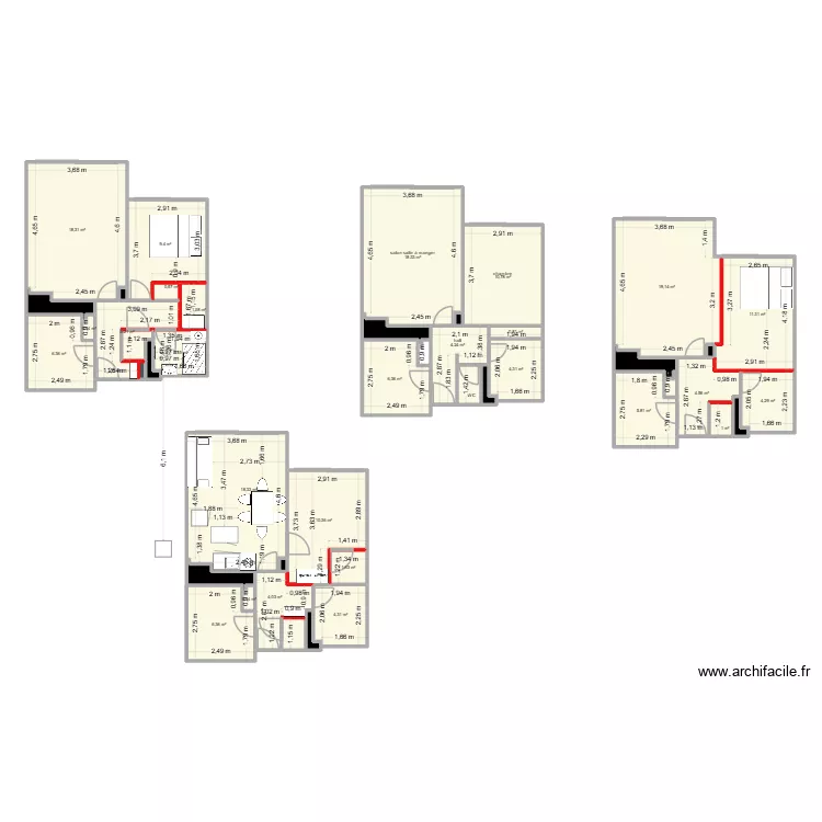 THABOR 0709. Plan de 