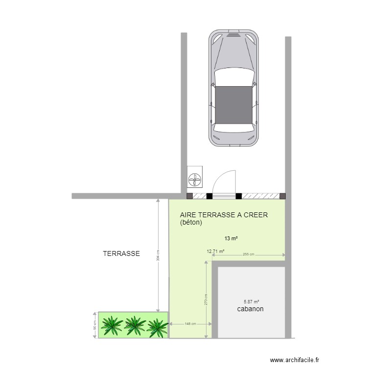 NAVARRO (devis 2108 avril 2024). Plan de 3 pièces et 21 m2