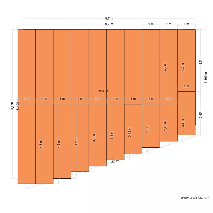 bon plan cedric. Plan de 1 et 59 m² bon plan cedric. Plan de 1 et 59 m²