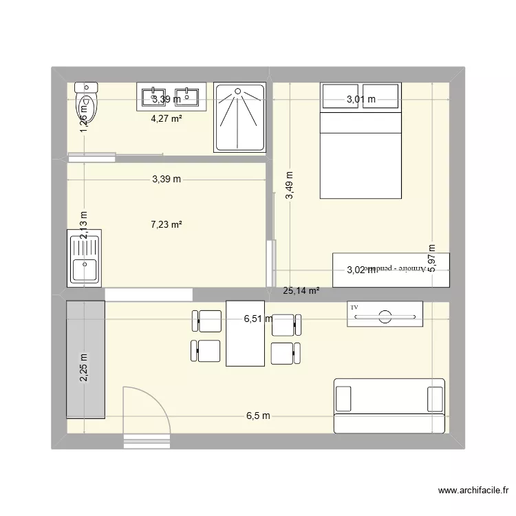 Studio RAYOL. Plan de 