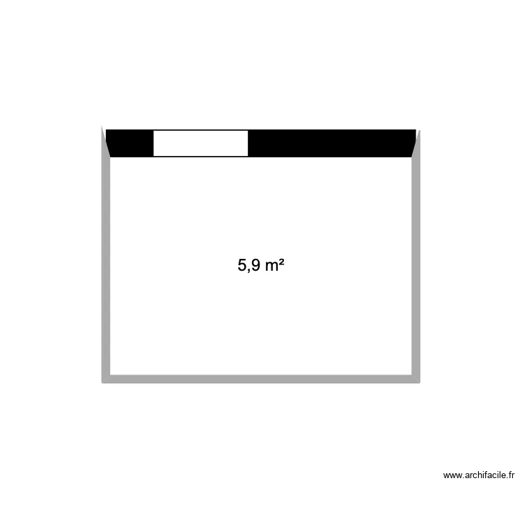 EUVRARD. Plan de 1  et 6 m²