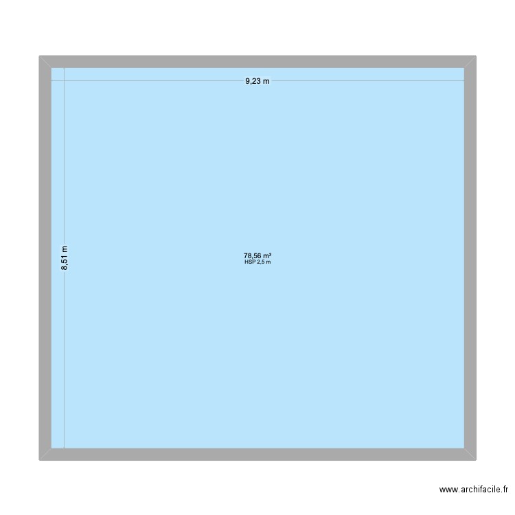 SAINT OUEN. Plan de 1 pièce et 79 m2