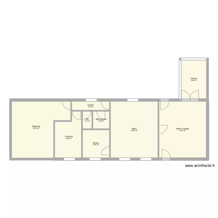 232 petit martin. Plan de 9 et 105 m² 232 petit martin. Plan de 9 et 105 m²