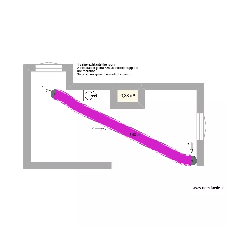 room 2. Plan de 1 Pièce et 0 m² room 2. Plan de 1 Pièce et 0 m²