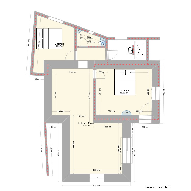 Version 0. Plan de 0 pièce et 0 m2