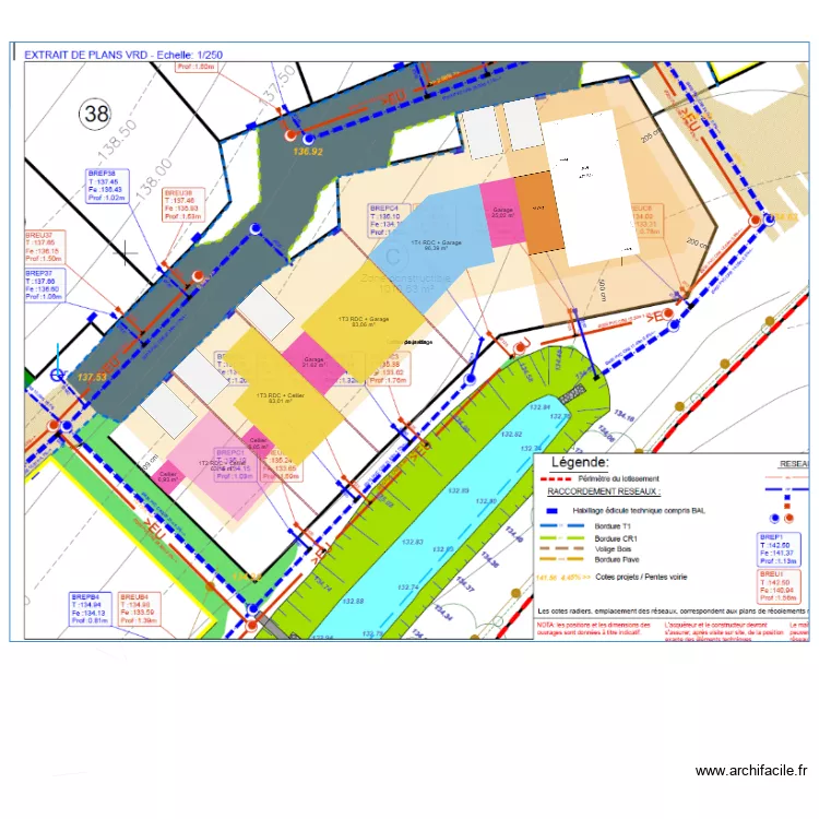 Mortagne sur Sèvre - Le Plessis 2-ILOT C-coffrets. Plan de Mortagne sur Sèvre - Le Plessis 2-ILOT C-coffrets. Plan de