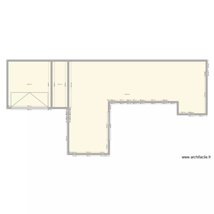 PLAN MENUISERIE. Plan de 3  et 192 m²