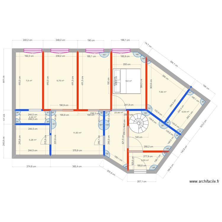 Plan RDC Appart Hotel 25102024. Plan de 0 pièce et 0 m2