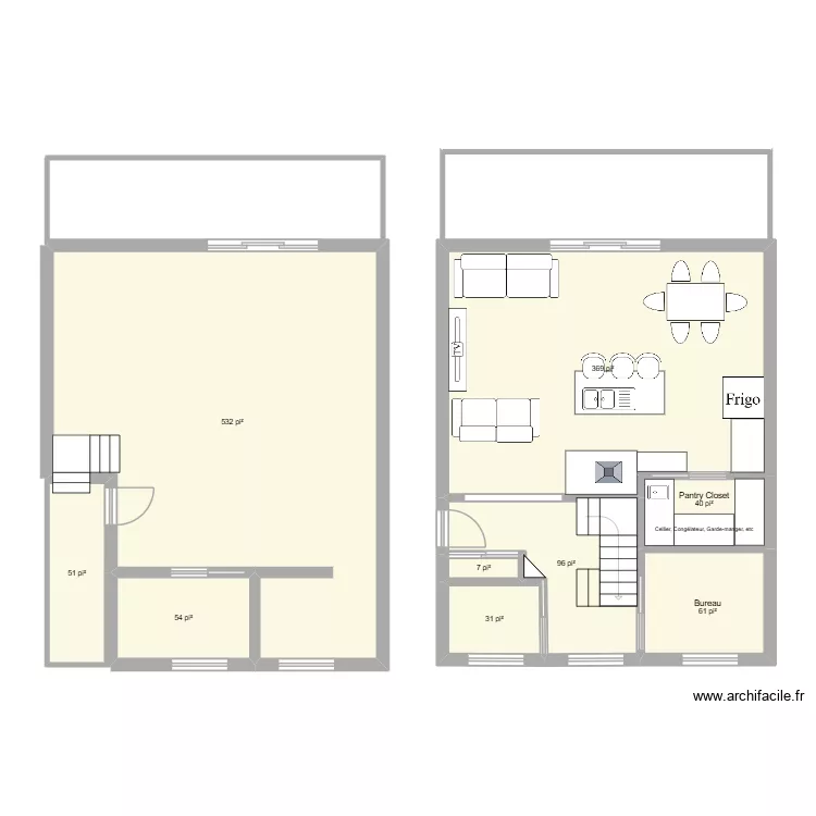 Plan4. Plan de 9 et 115 m² Plan4. Plan de 9 et 115 m²