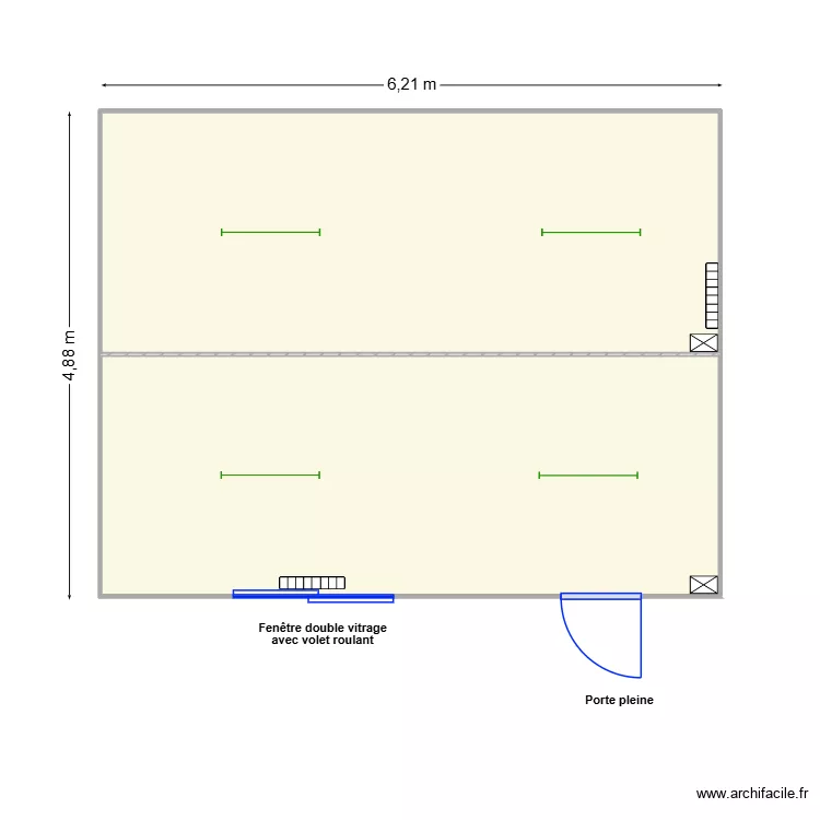 V483/V484. Plan de 2  et 30 m²