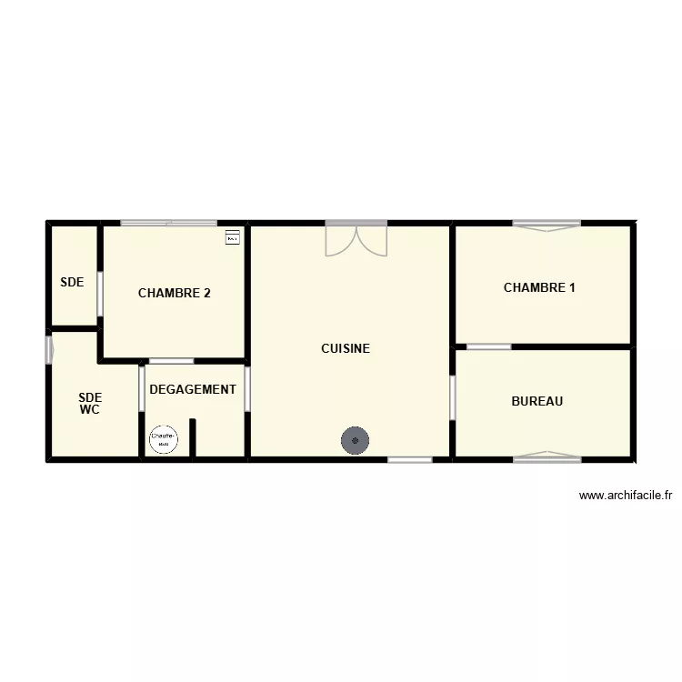 MEIGNEN. Plan de 7  et 55 m²