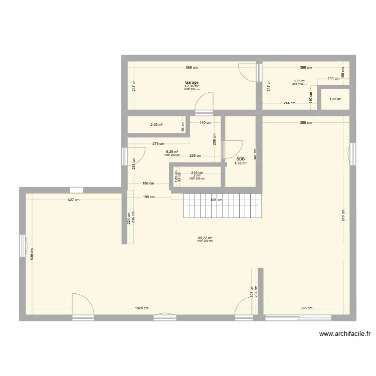 RDC_Maison. Plan de 