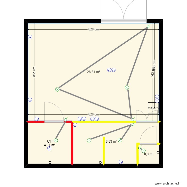 CAZAUX 3. Plan de 0 pièce et 0 m2