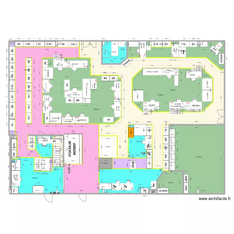 Atelier 09/03/2026. Plan de 54  et 1112 m²