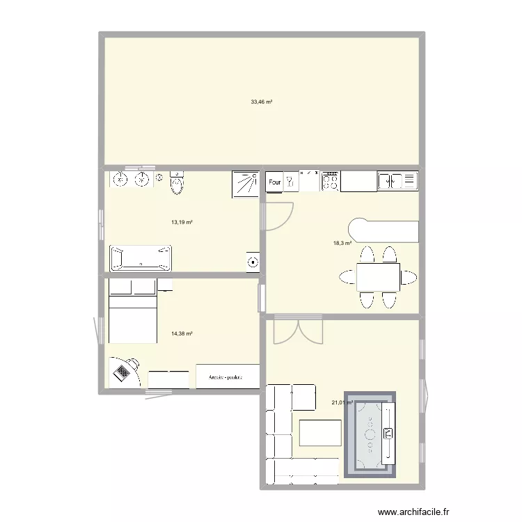 Dom. Plan de 5 et 100 m² Dom. Plan de 5 et 100 m²