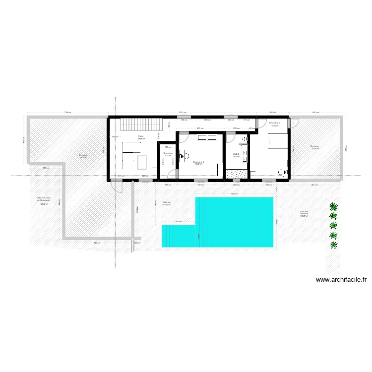 Etage villa dream. Plan de 