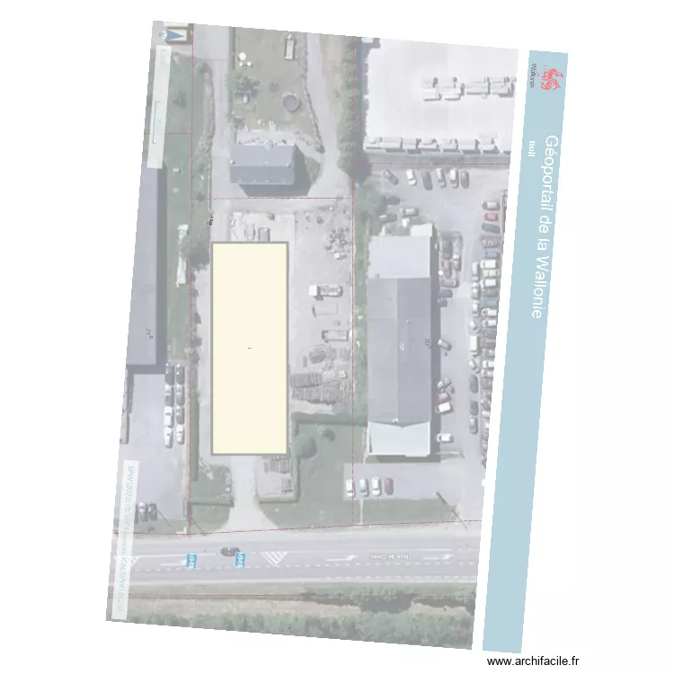 Chalon. Plan de 1  et 873 m²