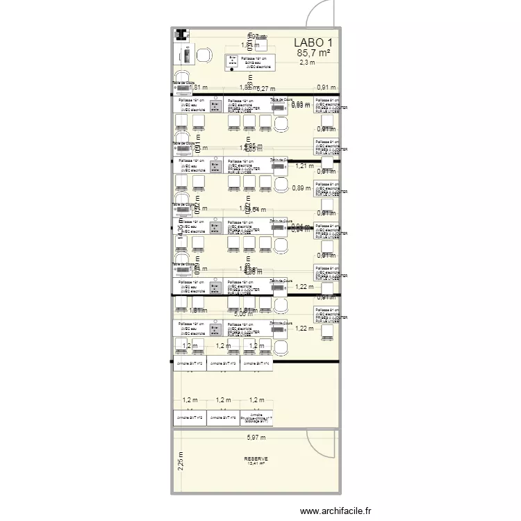Labo 1 (TP) Vdef4. Plan de 2 et 99 m² Labo 1 (TP) Vdef4. Plan de 2 et 99 m²