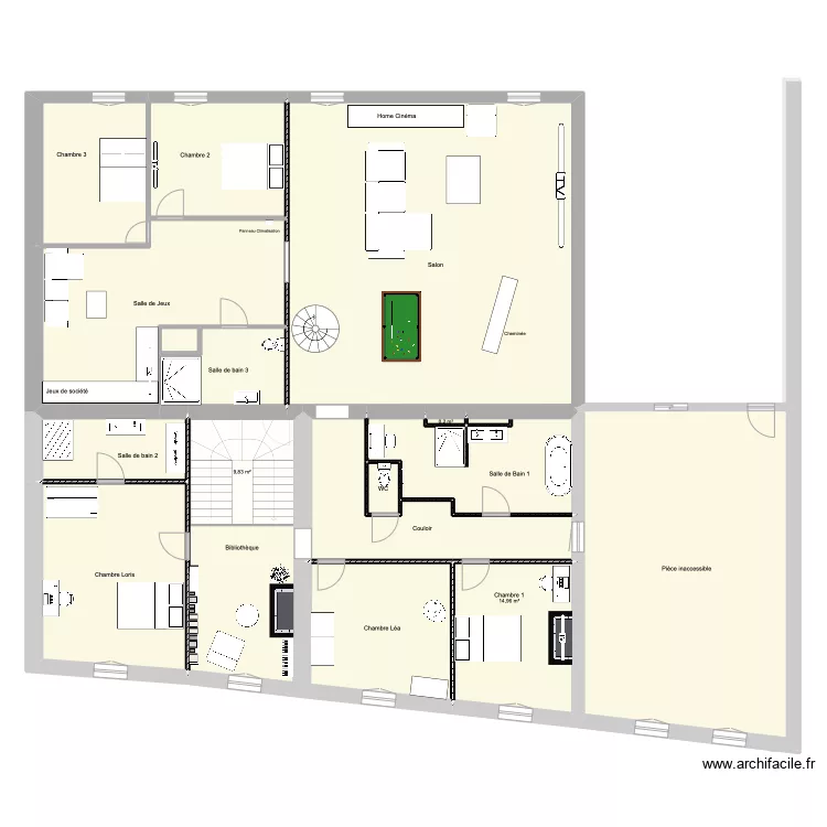 Maison vigneronne AIRBNB. Plan de Maison vigneronne AIRBNB. Plan de