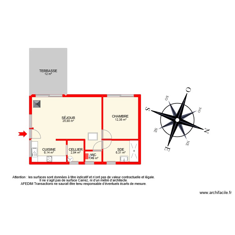 BI 32781. Plan de 0 pièce et 0 m2