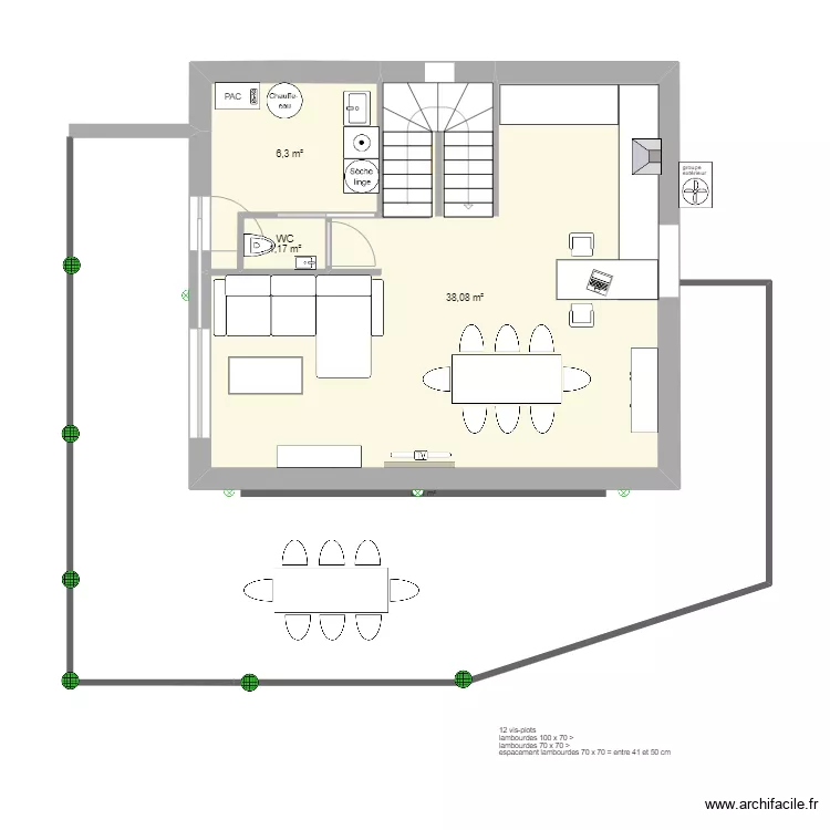 Plan terrasse2. Plan de 