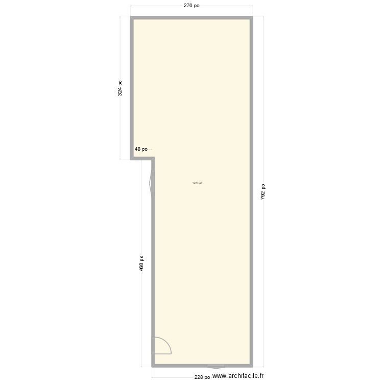 jessica. Plan de 1 pièce et 118 m2