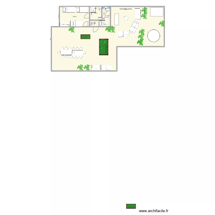 REBILLARD ATELIER PROJET APPART. Plan de 5  et 144 m²