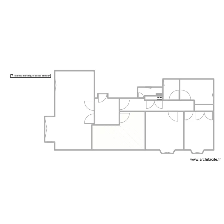 NOIRE 4EME ETAGE VIERGE. Plan de 12  et 102 m²