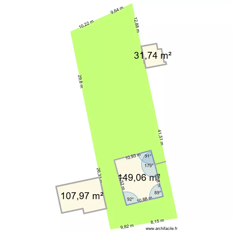 VEIGA marmoutier. Plan de 3 pièces et 289 m²